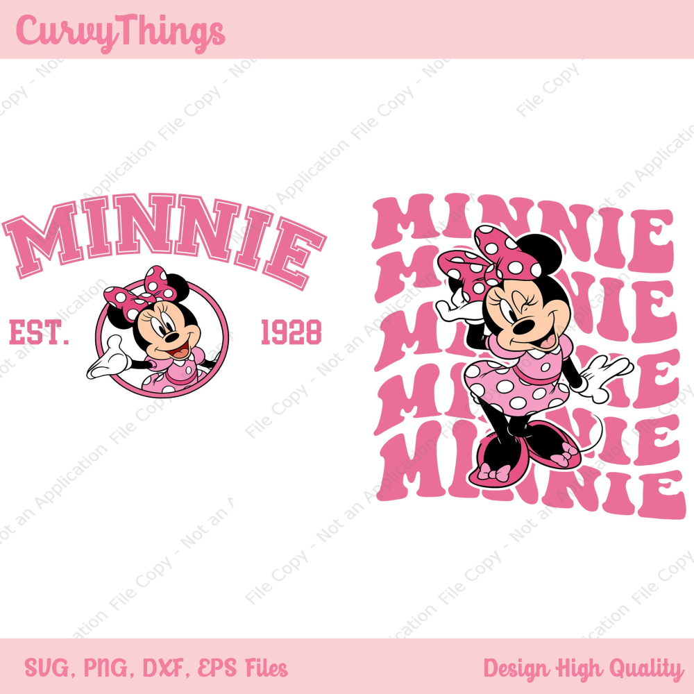 Minnie Dis ney Png, Mickey and Friends Png, Dis ney Family Png ,Magic Kingdom Png, Digital Download Png - 1.jpg