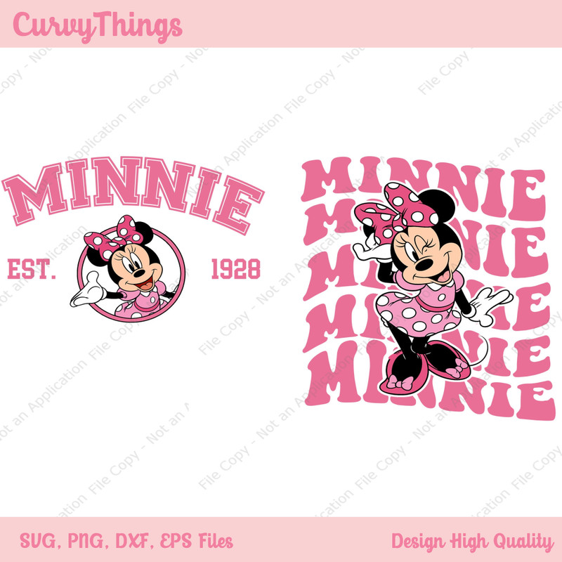 Minnie Dis ney Png, Mickey and Friends Png, Dis ney Family Png ,Magic Kingdom Png, Digital Download Png - 1.jpg