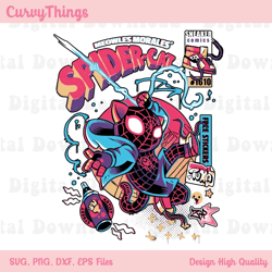 spider cat png, marvel comics png, spiderman across the spider-verse png, spider ghost png, digital download