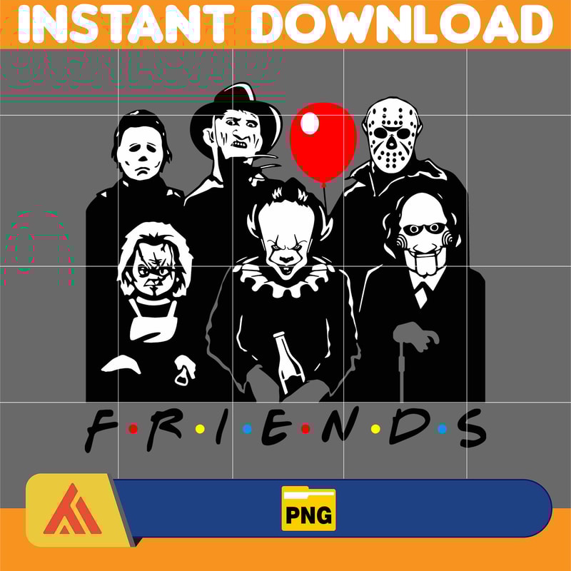 Horror Movies Characters PNG, Halloween Sublimation Designs Png, Horror Movies Png (11).jpg