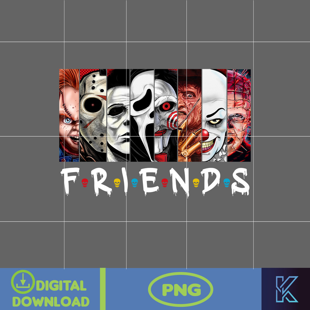 Horror Movies Characters PNG, Halloween Sublimation Designs Png, Horror Movies (2).jpg