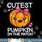 Cutest Pumpkin In The Patch Funny Halloween Thanksgiving png, sublimation copy.jpg