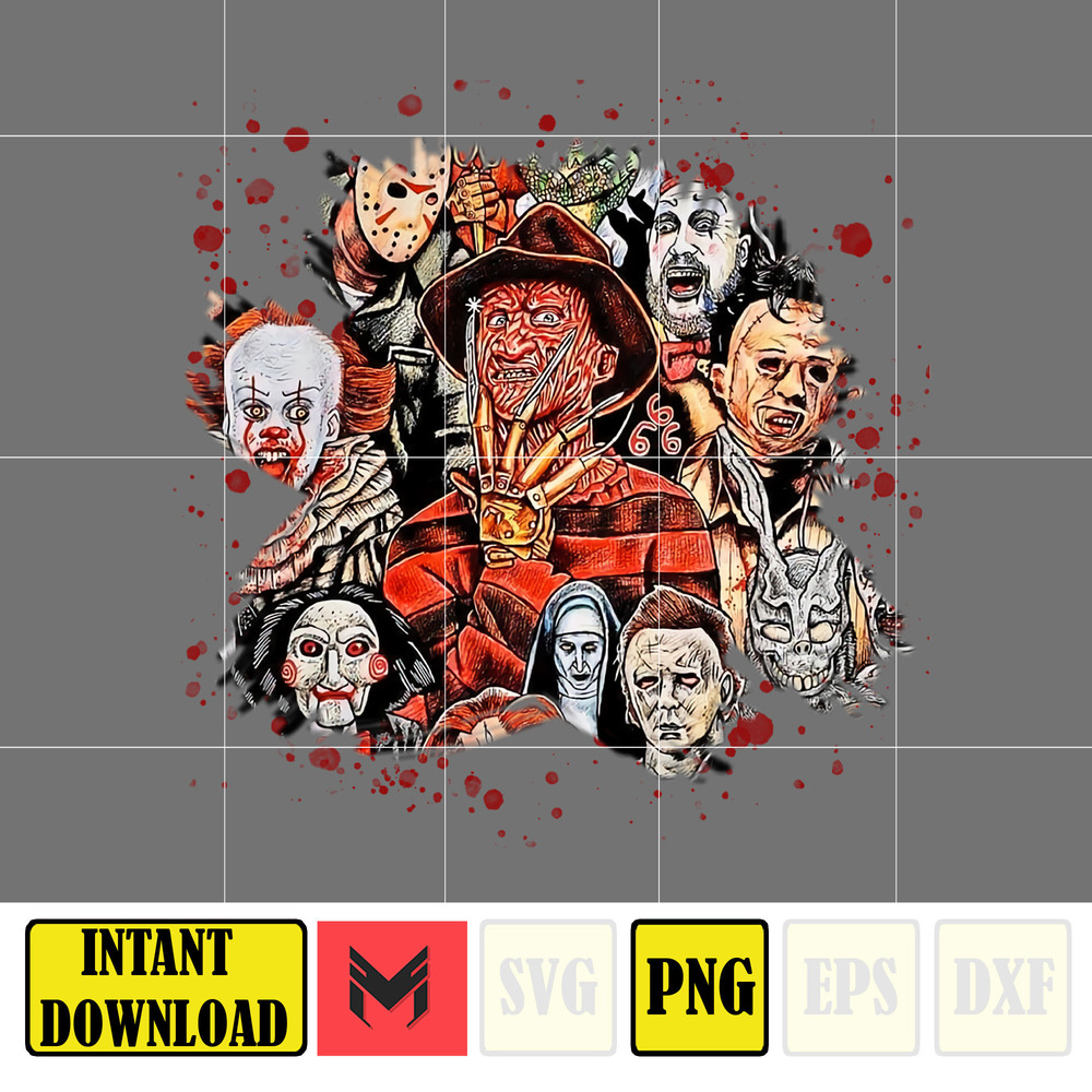 Horror Movies Characters PNG, Halloween Sublimation Designs Png, Horror Movies (29).jpg