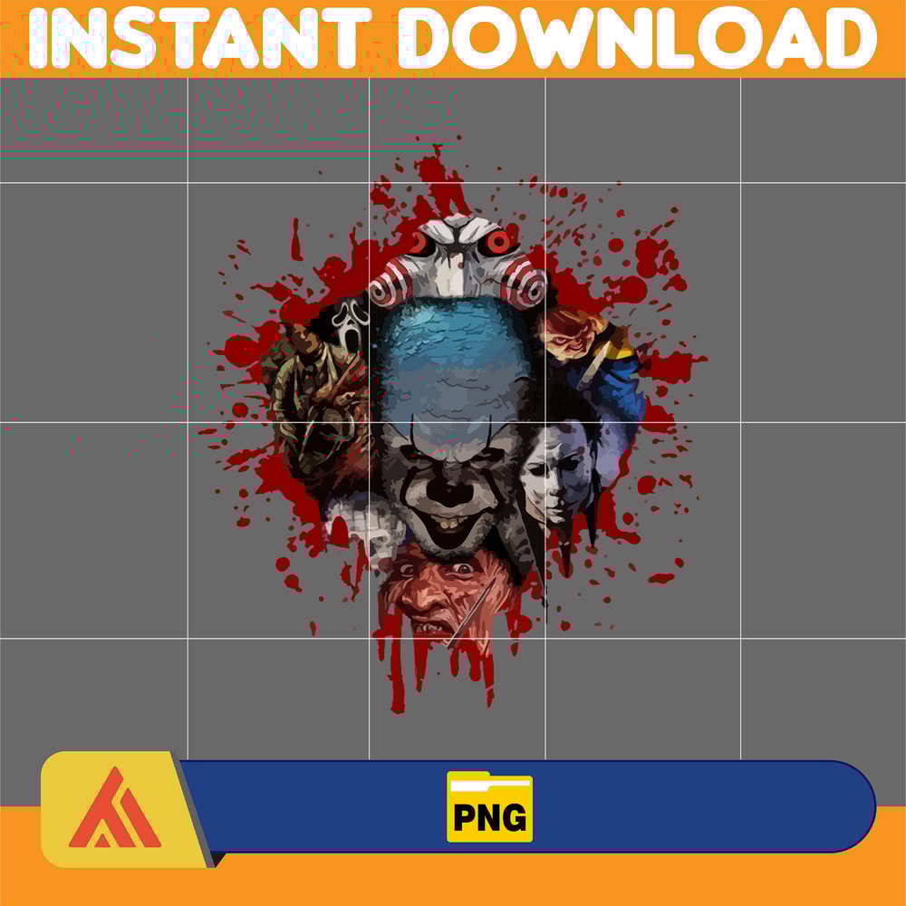 Horror Movies Characters PNG, Halloween Sublimation Designs Png, Horror Movies Png (34).jpg