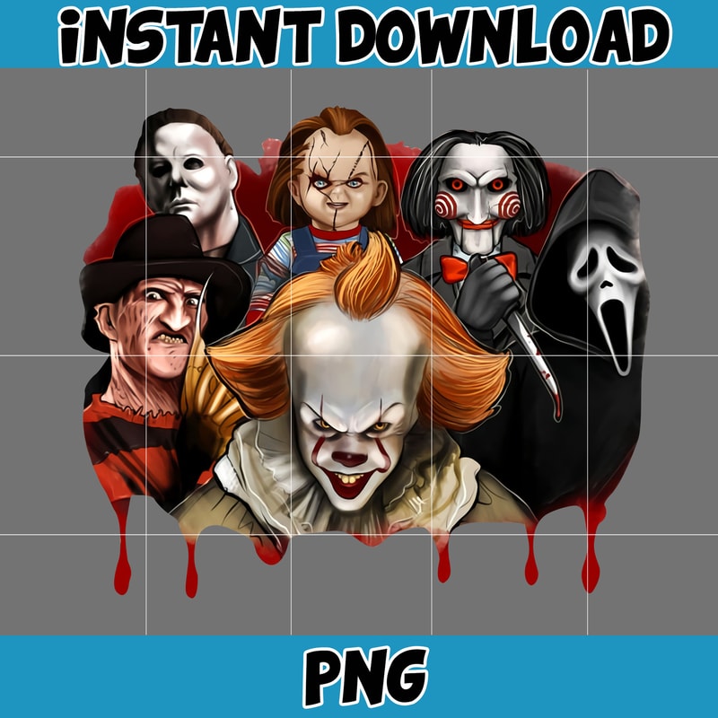 Horror Movies Characters PNG, Halloween Sublimation Designs Png, Horror Movies Png (43).jpg