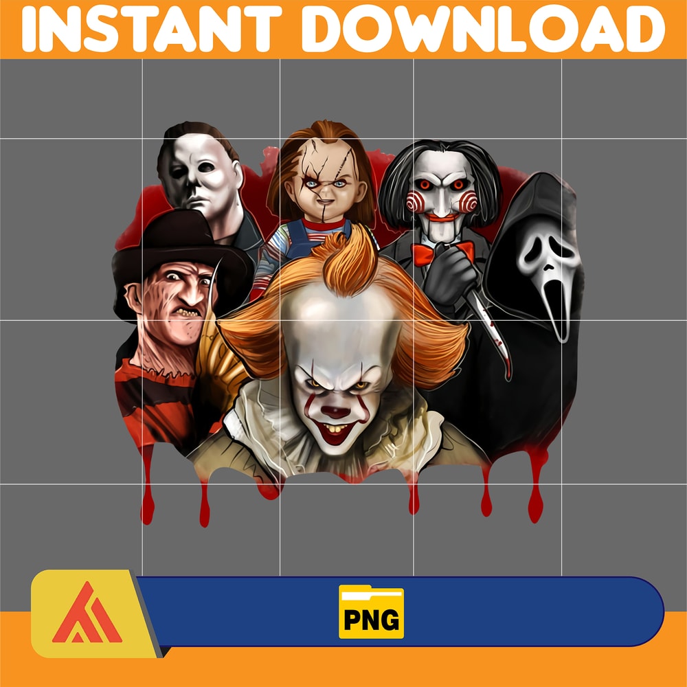 Horror Movies Characters PNG, Halloween Sublimation Designs Png, Horror Movies Png (43).jpg