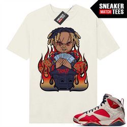 trophy room 7s shirts to match sneaker match tees sail 'trap chucky'