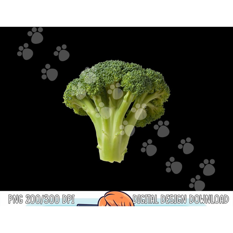 Broccoli Piece Thick Green Stalk Halloween Costume png,sublimation copy.jpg