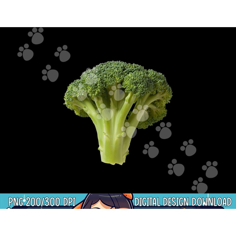 Broccoli Piece Thick Green Stalk Halloween Costume png,sublimation copy.jpg