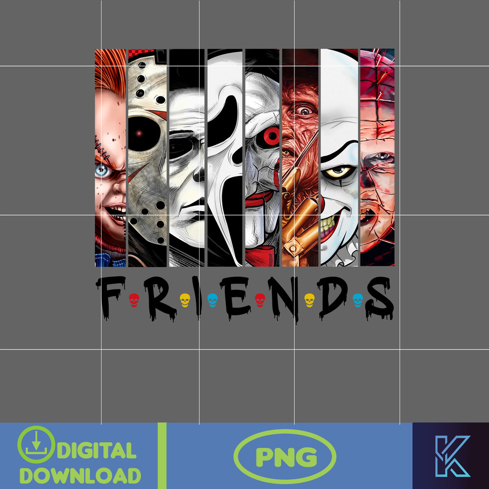 Horror Movies Characters PNG, Halloween Sublimation Designs Png, Horror Movies (5).jpg