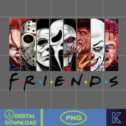 horror movies characters png, halloween sublimation designs png, horror movies (50)