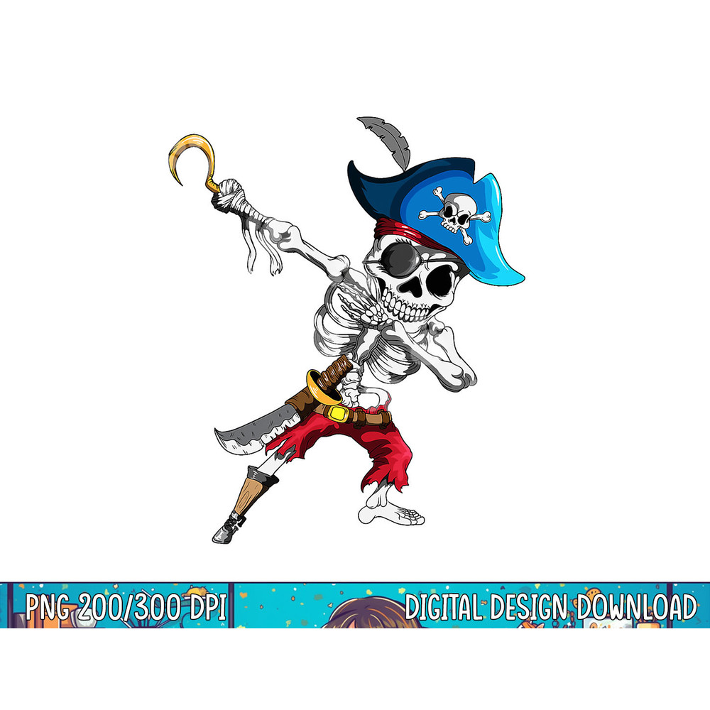 Dabbing Pirates Skeleton Eye Flap Pirate Ship Halloween png, sublimation copy.jpg