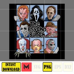 horror movies characters png, halloween sublimation designs png, horror movies (55)
