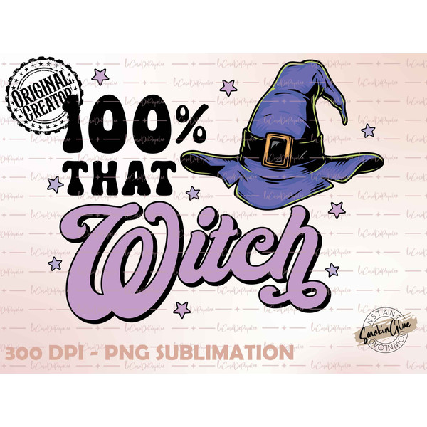 that witch sublimation design Halloween hat PNG, Halloween sublimation, retro Halloween png, bad witch vibes, wicked witch png, sublimation - 1.jpg