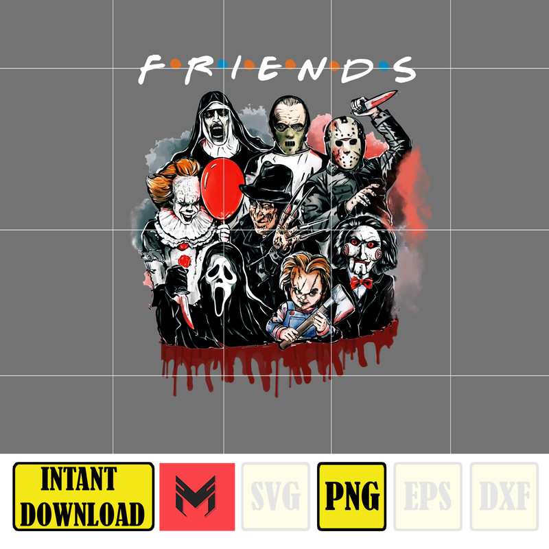 Horror Movies Characters PNG, Halloween Sublimation Designs Png, Horror Movies (8).jpg