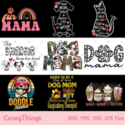 dog mom png, fur mom png, dog mama png, cat mom png, dog cat