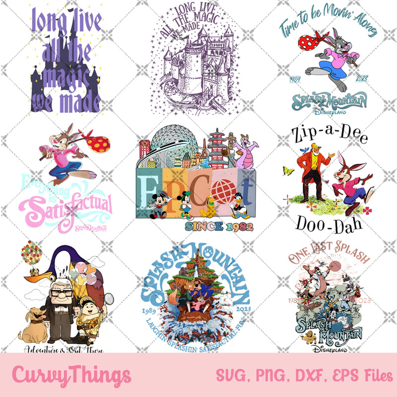 Epcot Mickey Png, Love Live all the Magic Png, Spash Mountain Png, Zip-a-dee Png, Adventure is out there Png - 1.jpg
