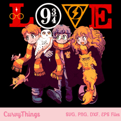 harry p0tter love 934 characters png, wizard friends png, h0