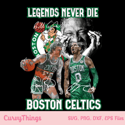 jayson tatum and larry bird legend never die boston signatur