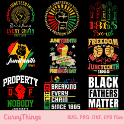 juneteenth 1865 png, juneteenth breaking every chain png, ju