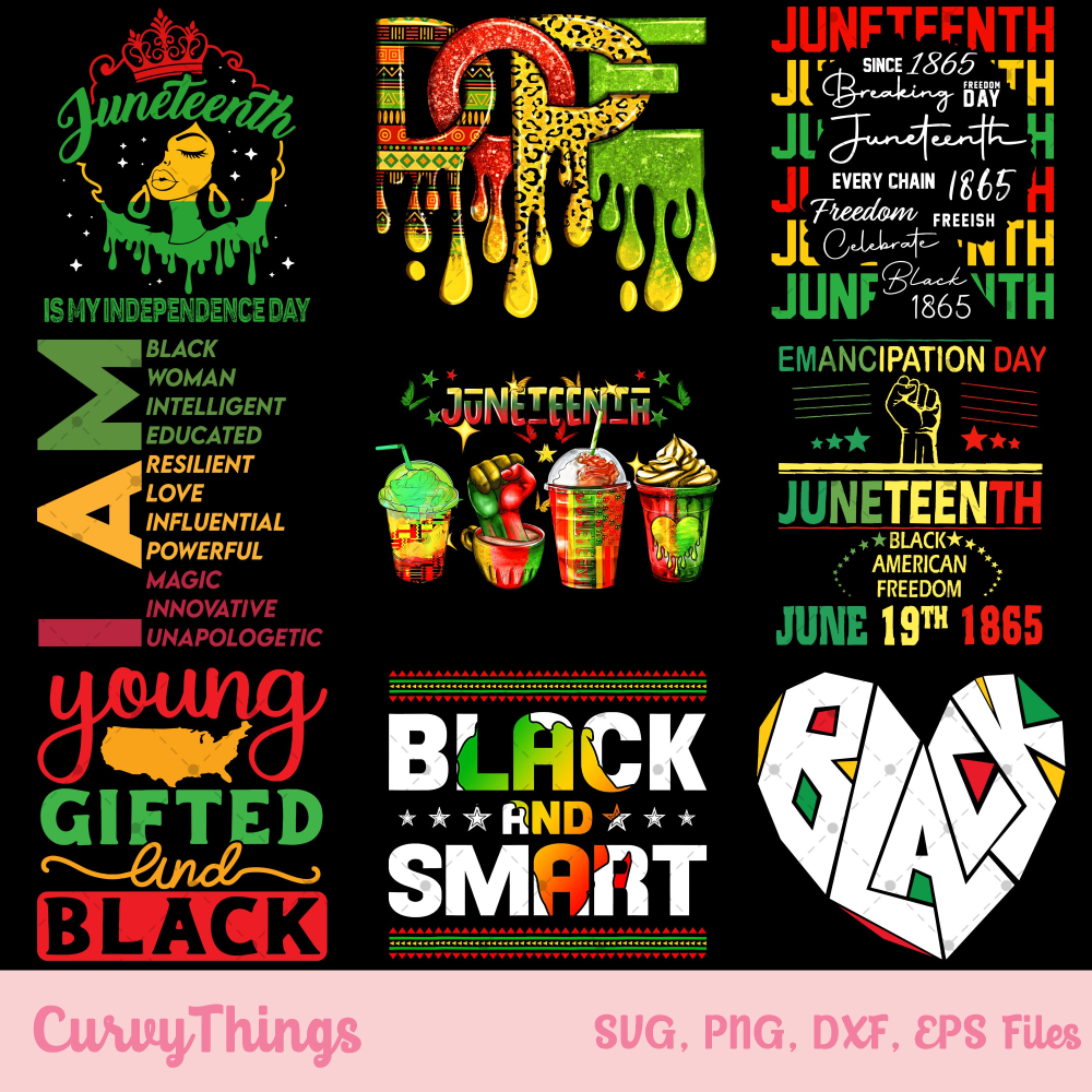 Juneteenth Queen Png, Dope Png, Juneteenth Coffee Png, I am Black Png, Black and Smart Png, Black Heart Png, Young Gifted and Black Png - 1.jpg