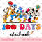 Mickey 100 Days Of School Png, Mickey And Friends Png, Happy First Day Of School Png, Minnie Daisy Donald Pluto Goofy Png - 1.jpg