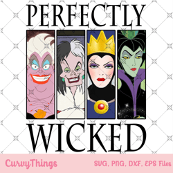 perfectly wicked png, villian witches halloween png, bad gir