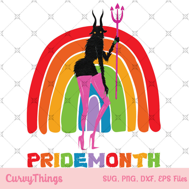 Pride month Devil Lgbt Png, Satan Respects Pronouns Png, Lgbt Pride Month Png, Satan LGBT Protect LGBT Png - 1.jpg