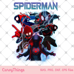 spider man 2099 miles m0rales png, across the spider-verse p