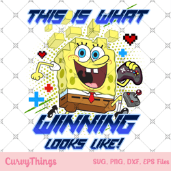 spongebob squarepants what winning looks like png, spongebob