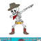 Dabbing Skeleton Cowboy Hat Halloween Kids Boys Dab Costume png, sublimation copy.jpg