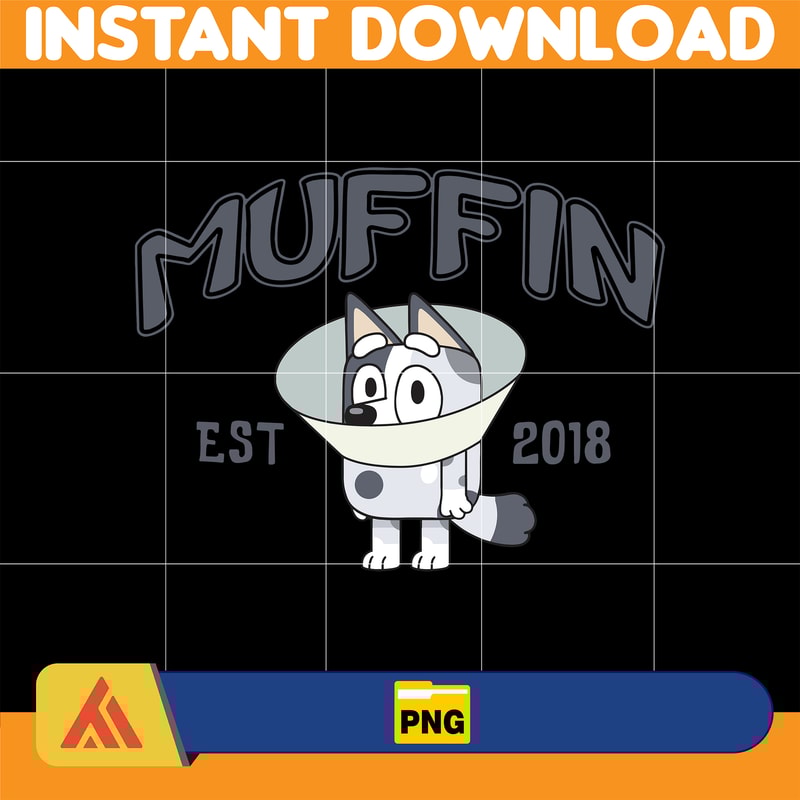 Funny Cartoon Png, Cousin Dog Png, Cute Dog Mufin Png, Cartoon Blue Dog Movie Png, Kids Shirt Design, Instant Download (5).jpg