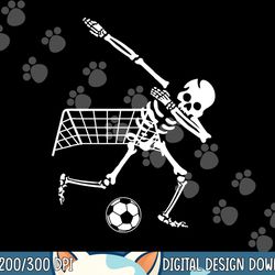 dabbing skeleton soccer humor funny halloween gift boys men png, sublimation copy