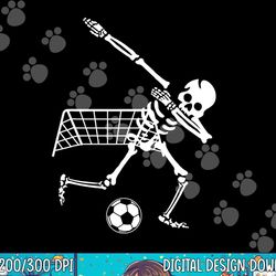 dabbing skeleton soccer humor funny halloween gift boys men png, sublimation copy