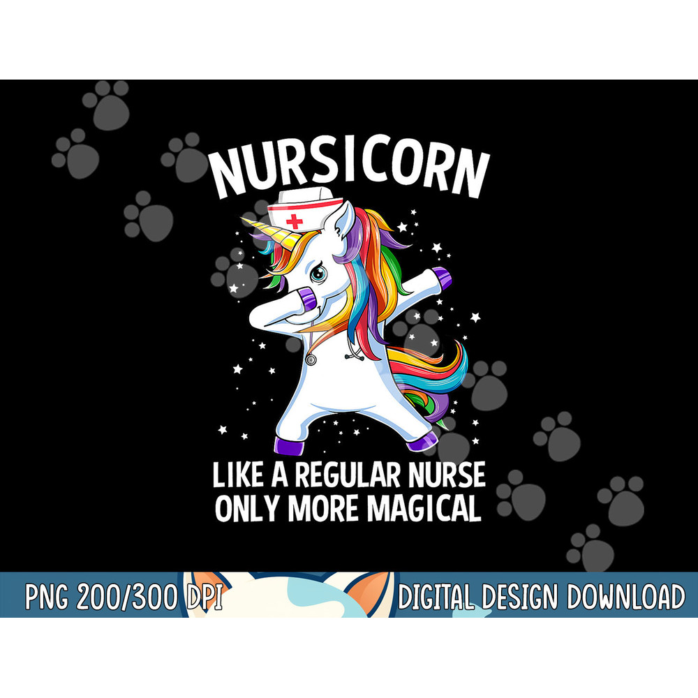 Dabbing Unicorn Nursicorn Funny Nurse png, sublimation copy.jpg