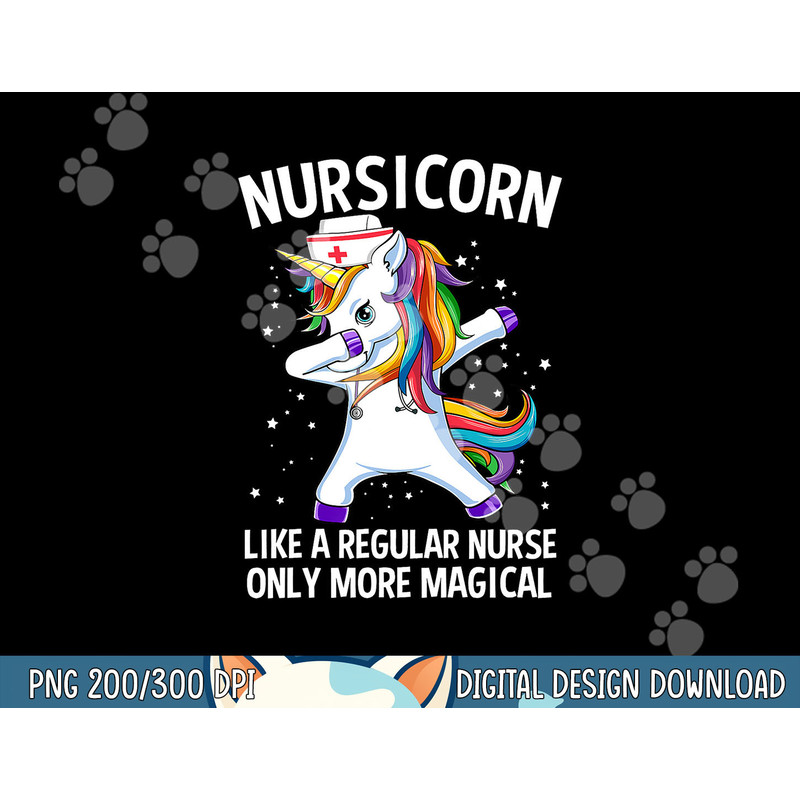 Dabbing Unicorn Nursicorn Funny Nurse png, sublimation copy.jpg