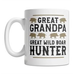 wild boar hunting mug - pig hunter grandpa gift idea - wild pig hunting grandpa gift - pig hunting grandpa father's day