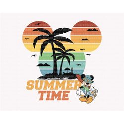 Summer Time Svg, Family Vacation Svg, Cute Mouse Svg, Summer Trip Svg, Summer Vibes Svg, Colorful Vacay Mode Svg, Family