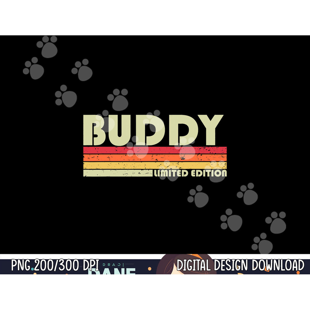 BUDDY Gift Name Personalized Funny Retro Vintage Birthday png, sublimation copy.jpg