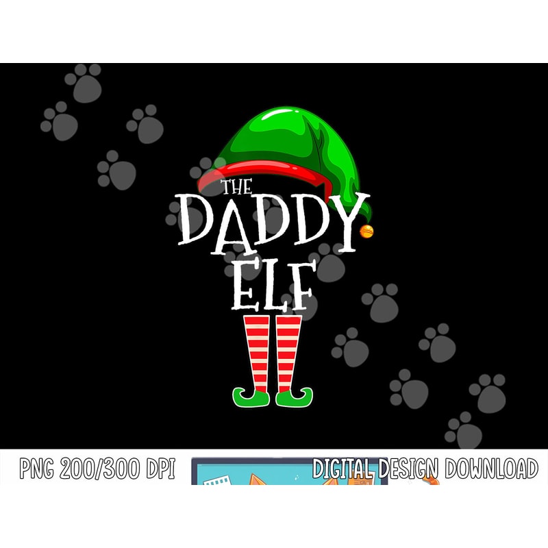 Daddy Elf Family Matching Group Christmas Gift Dad Men Funny png,sublimation copy.jpg
