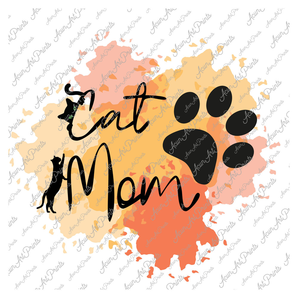 Cat Mom PNG Sublimation Design, Cat Paw, Cat Mama, Cat Png, Cat meow, Cat Mom Clipart, Cat lovers, Cat Mom Shirt Design, Instant Download - 1.jpg