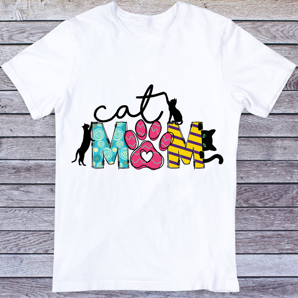 Cat Mom PNG, Cat Mama, Png Sublimation Design, Cat Png, Cat Paw, Cat meow, Cat Mom Clipart, Cat lovers, Shirt Design Png, Instant Download - 2.jpg