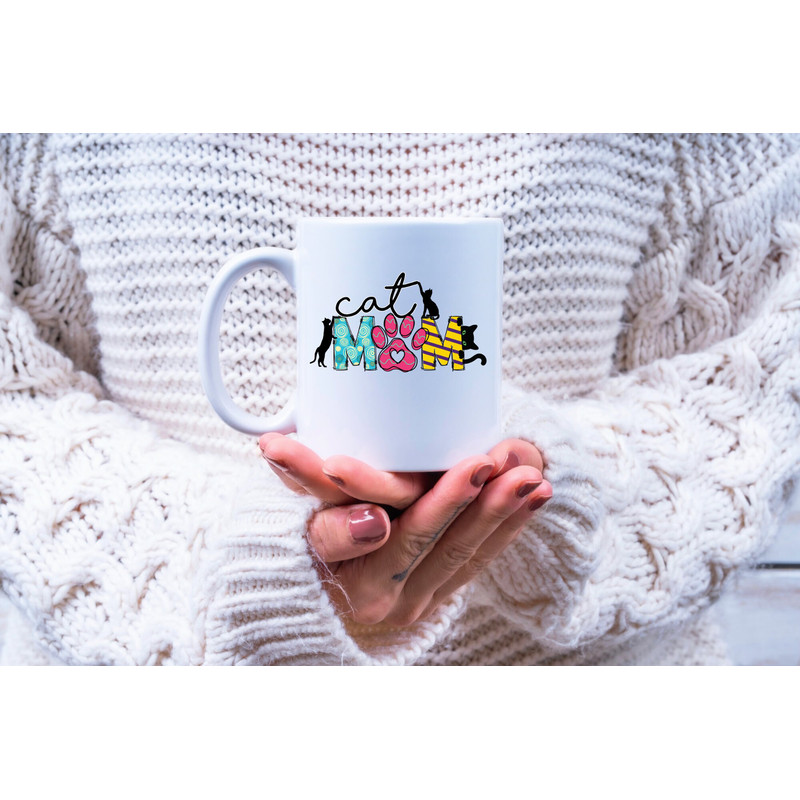 Cat Mom PNG, Cat Mama, Png Sublimation Design, Cat Png, Cat Paw, Cat meow, Cat Mom Clipart, Cat lovers, Shirt Design Png, Instant Download - 3.jpg
