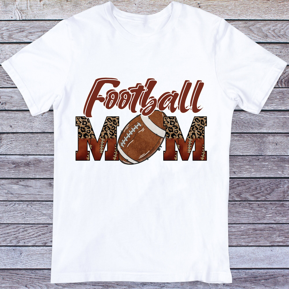 Football MOM PNG, Mom Png, Football Png, Glitter Gold Leopard Football Ball Design Mom Png, Mom sublimation, Football Mom shirt design Png - 2.jpg