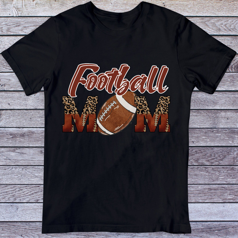 Football MOM PNG, Mom Png, Football Png, Glitter Gold Leopard Football Ball Design Mom Png, Mom sublimation, Football Mom shirt design Png - 3.jpg