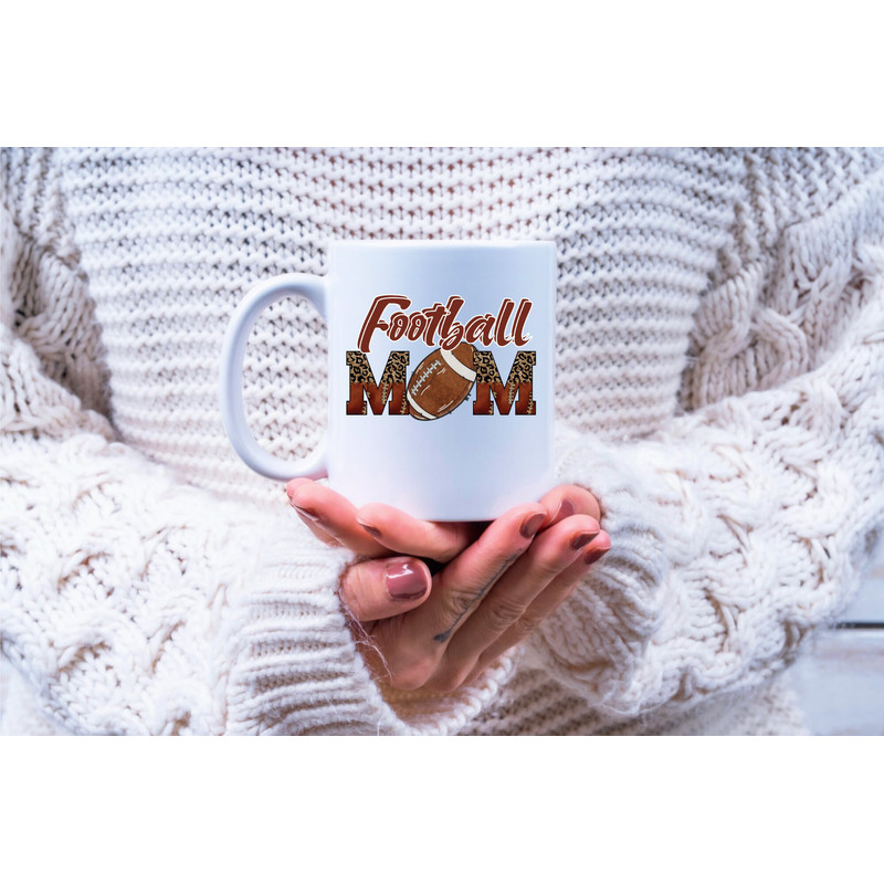 Football MOM PNG, Mom Png, Football Png, Glitter Gold Leopard Football Ball Design Mom Png, Mom sublimation, Football Mom shirt design Png - 4.jpg