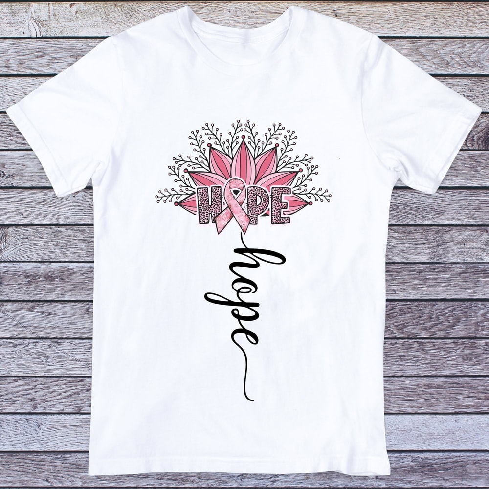 Hope PNG, Sublimation Design, Pink Ribbon, Breast Cancer, Pink out png, Cancer Awareness Shirt, Breast Cancer Sublimation, Leopard Print png - 2.jpg