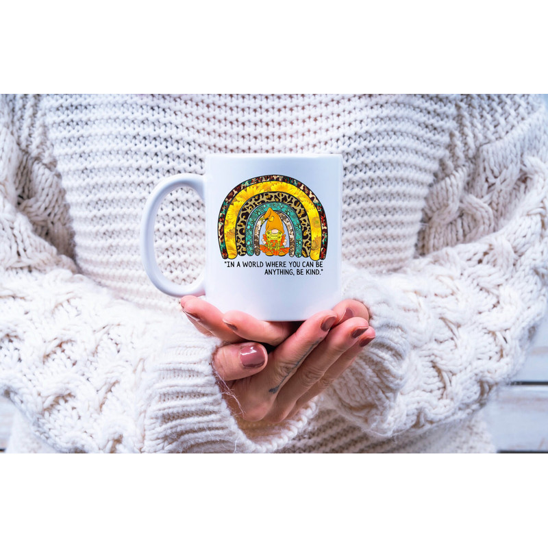 In the world where you can be anything be kind png, Be kind Rainbow png, Gnome Rainbow png, Western, Leopard, sunflower, Turquoise Gemstone, - 3.jpg