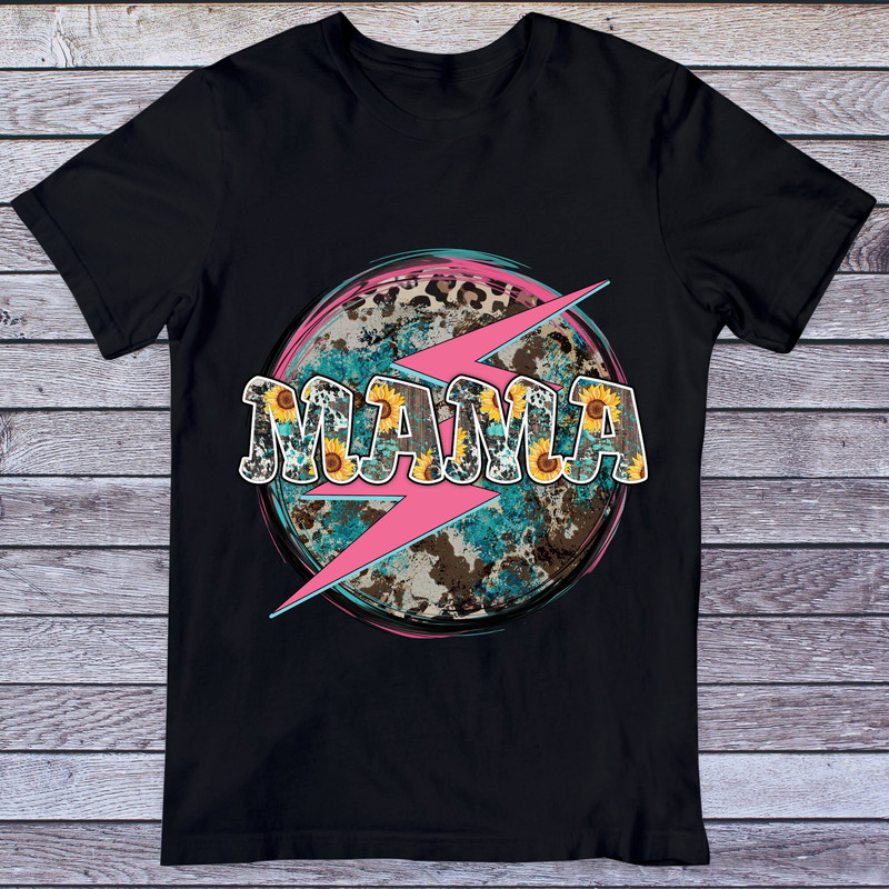 Mama Lightning Bolt Leopard Cheetah, Print Sublimation Designs, Mama Sunflower png, Sublimation Design Downloads, PNG Transparent - 3.jpg