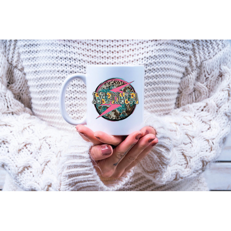 Mama Lightning Bolt Leopard Cheetah, Print Sublimation Designs, Mama Sunflower png, Sublimation Design Downloads, PNG Transparent - 4.jpg